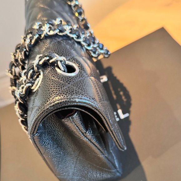 Chanel classic double flap bag SHW caviar - Picture 6 of 16